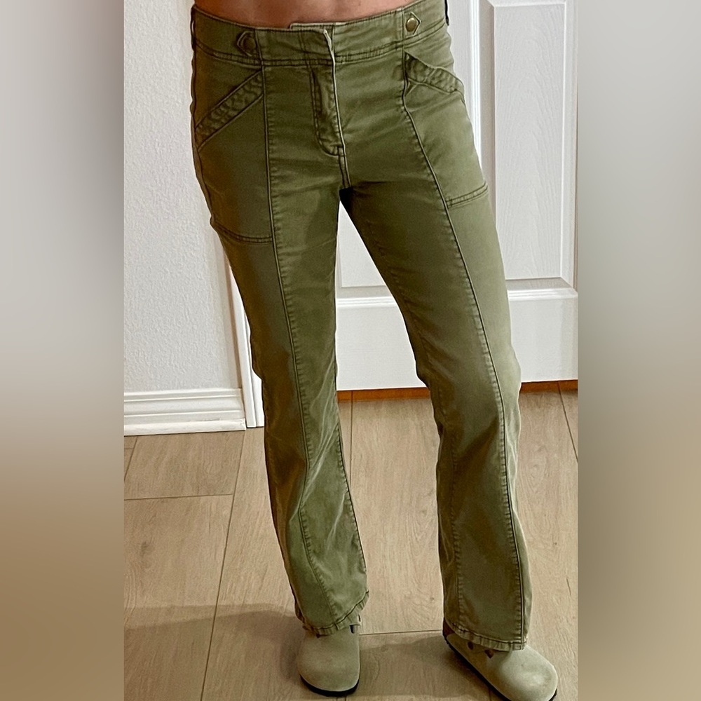 Anthropologie Pilcro Olive Green Pants